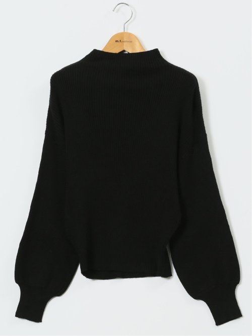 マーブルワルツ/MARBLE WALTS ウォッシャブル ボトルネック リブニット