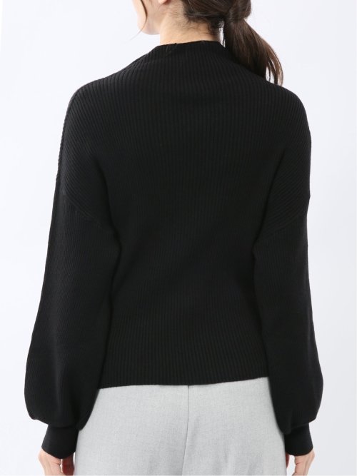 マーブルワルツ/MARBLE WALTS ウォッシャブル ボトルネック リブニット