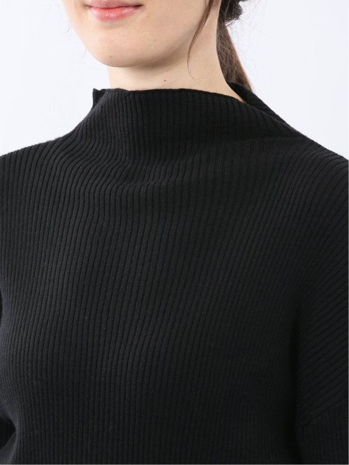 マーブルワルツ/MARBLE WALTS ウォッシャブル ボトルネック リブニット