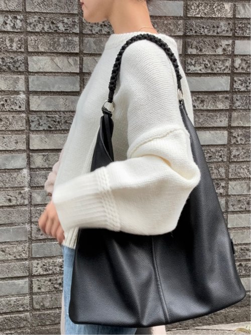 ドロー/DRAW ハンドウォッシャブル ウール混 ビックシルエット ニット