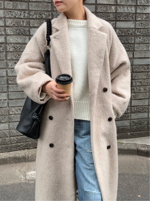 ドロー/DRAW ハンドウォッシャブル ウール混 ビックシルエット ニット