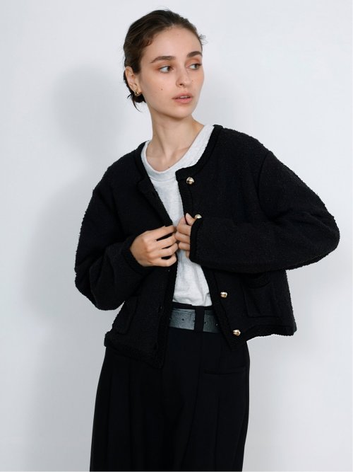 Tweed knit cardigan / ツイードニットカーディガン