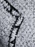 Contrast Trim Cardigan / ツイード風ニットカーディガン（バイカラーステッチ）