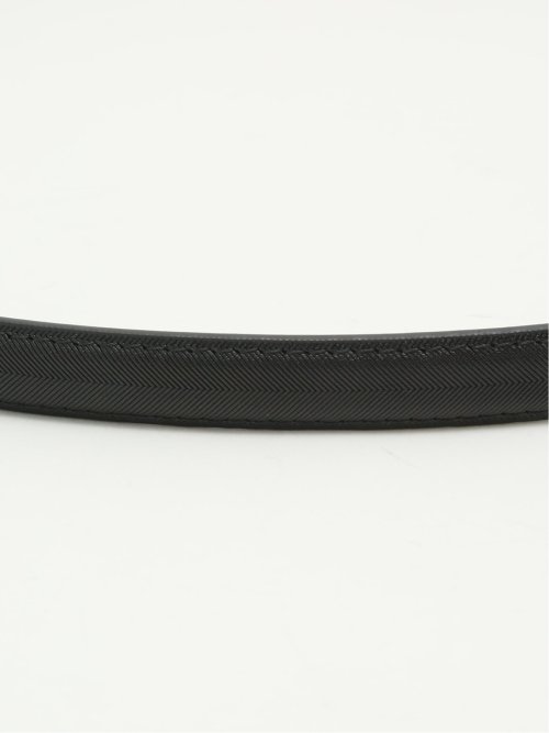 Ｈバックル アジャストフリー へリンボン柄ベルト