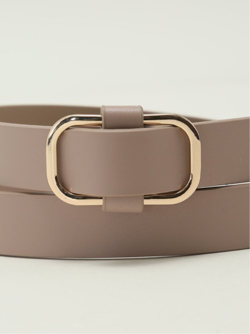 スクエアバックル ピン無しベルト