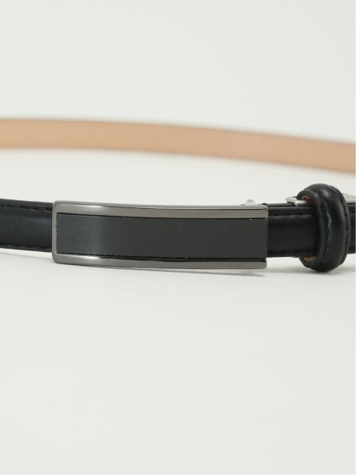 トップ式バックル ナローベルト