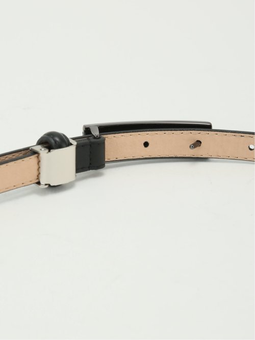 トップ式バックル ナローベルト