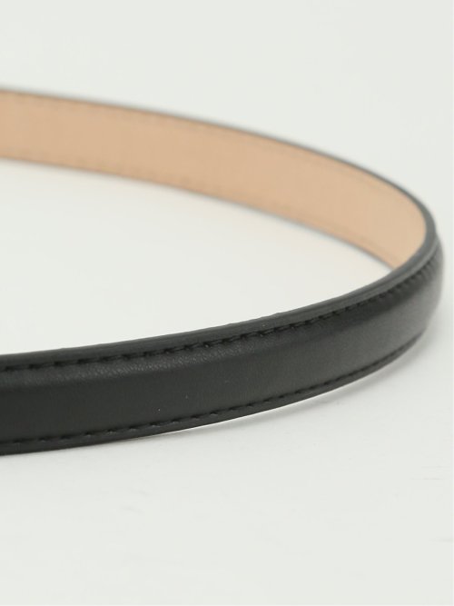 トップ式バックル ナローベルト