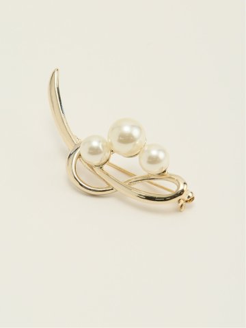 パールモチーフ ブローチ