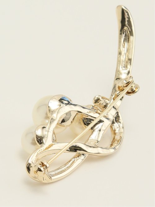 パールモチーフ ブローチ