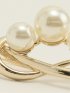 パールモチーフ ブローチ