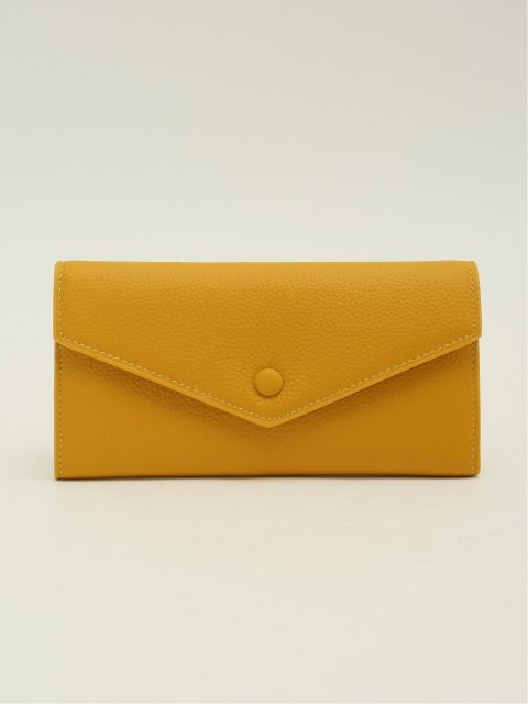 牛革 くるみボタン 長財布