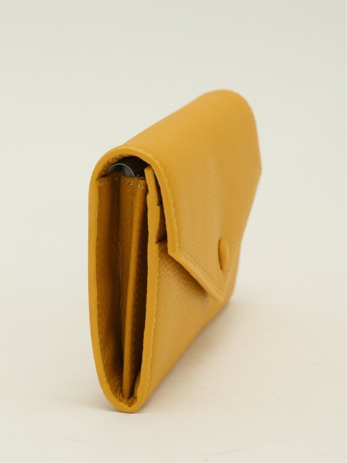 牛革 くるみボタン 長財布