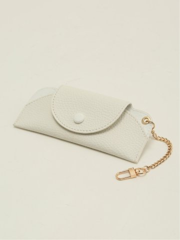 キーチェーン 付き メガネ ケース