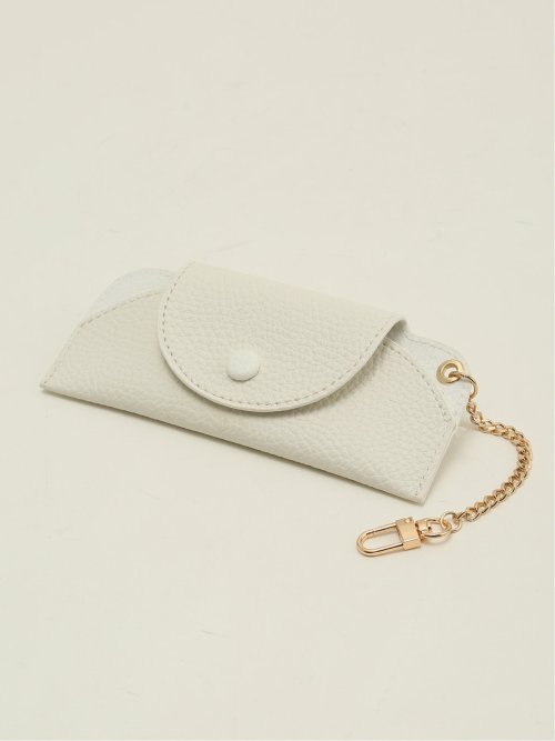 キーチェーン 付き メガネ ケース