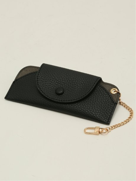 キーチェーン 付き メガネ ケース