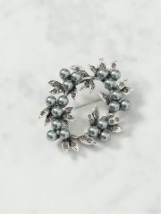 ブラックパール ブローチ