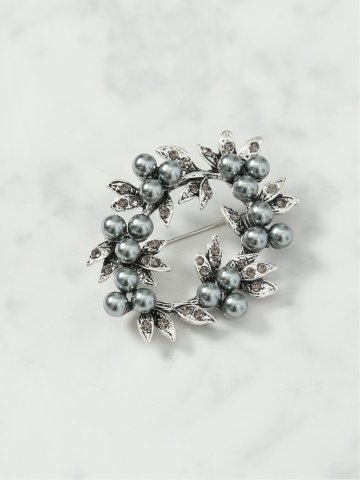 ブラックパール ブローチ