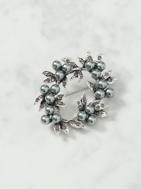 ブラックパール ブローチ