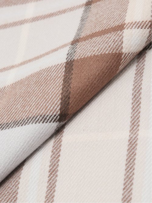 カシミヤタッチ チェック柄マフラー