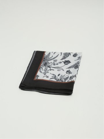 大判 プリント スカーフ