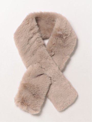 ドロー/DRAW ふわふわ ティペット ミニマフラー