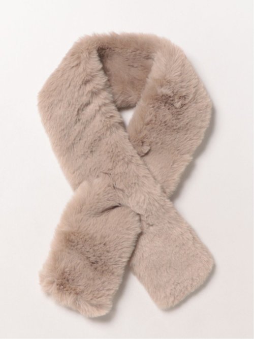 ドロー/DRAW ふわふわ ティペット ミニマフラー