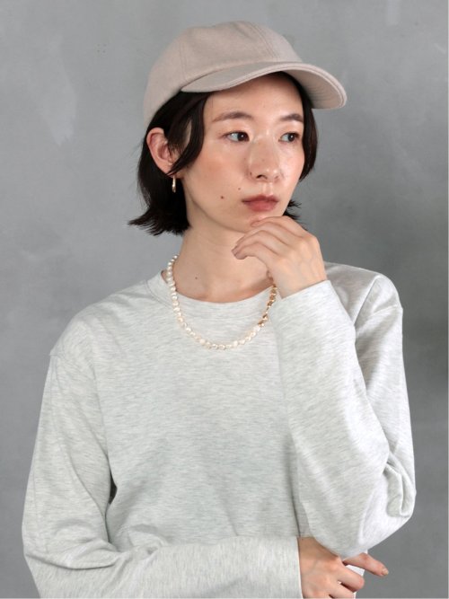 ドロー/DRAW ウール混メルトン キャップ （ユニセックス）