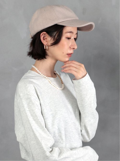 ドロー/DRAW ウール混メルトン キャップ （ユニセックス）