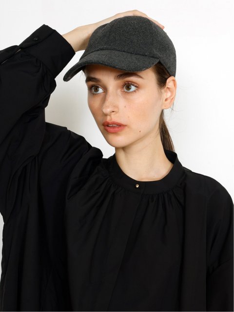 ドロー/DRAW ウール混メルトン キャップ （ユニセックス）