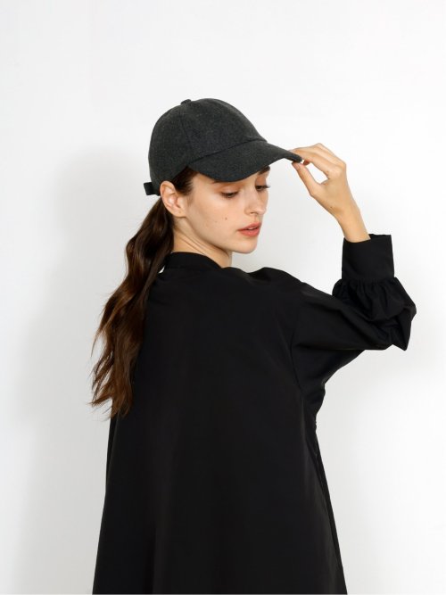 ドロー/DRAW ウール混メルトン キャップ （ユニセックス）