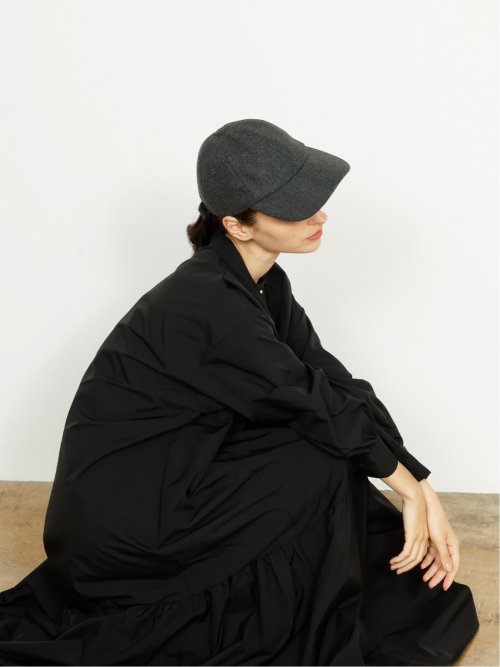 ドロー/DRAW ウール混メルトン キャップ （ユニセックス）