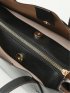 前ポケット付き トートバッグ A4対応