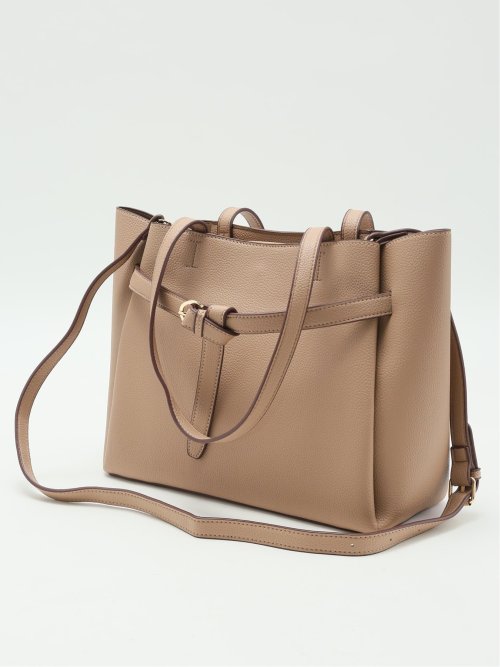 結びベルトデザイン 2WAYトートバッグ A4対応