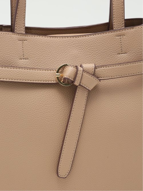 結びベルトデザイン 2WAYトートバッグ A4対応