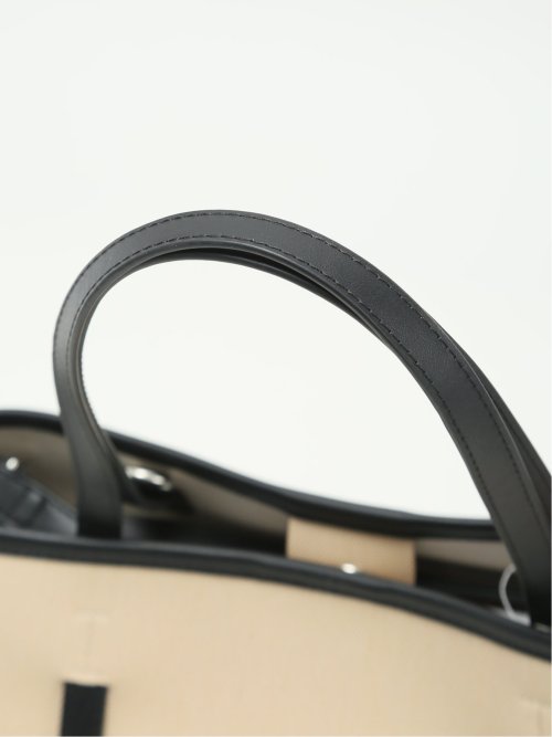 配色キャンバス風 2WAYトートバッグ A4対応