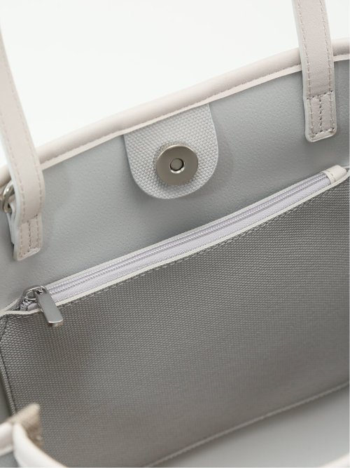 配色キャンバス風 2WAYトートバッグ A4対応