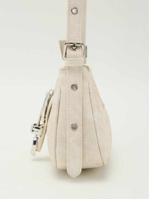 デニム風 ショルダーバッグ