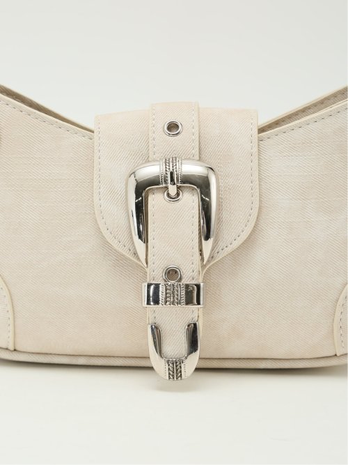 デニム風 ショルダーバッグ