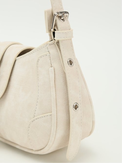 デニム風 ショルダーバッグ