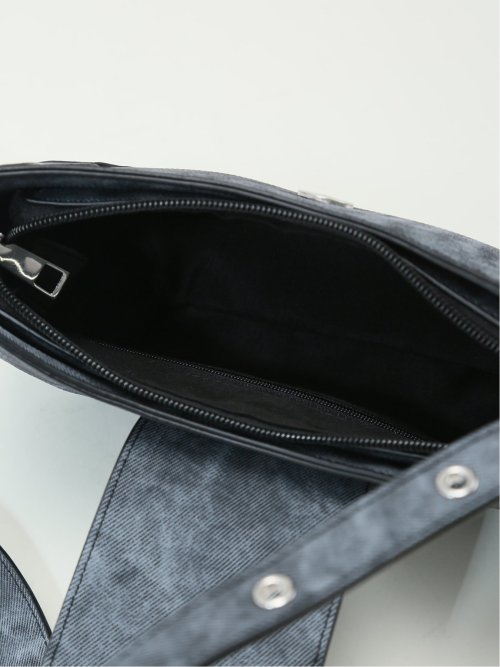 デニム風 ショルダーバッグ