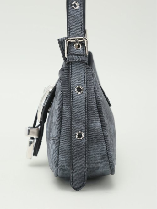 デニム風 ショルダーバッグ