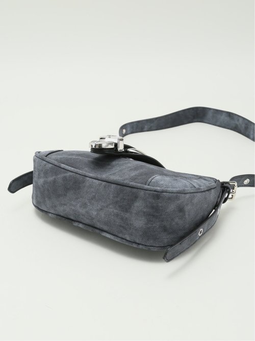 デニム風 ショルダーバッグ