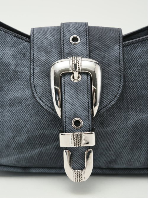 デニム風 ショルダーバッグ