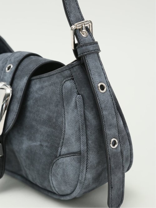 デニム風 ショルダーバッグ