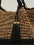 タッセル付き トート バッグ A4対応