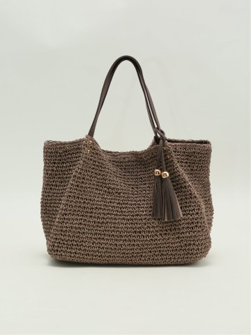 タッセル付き トート バッグ A4対応