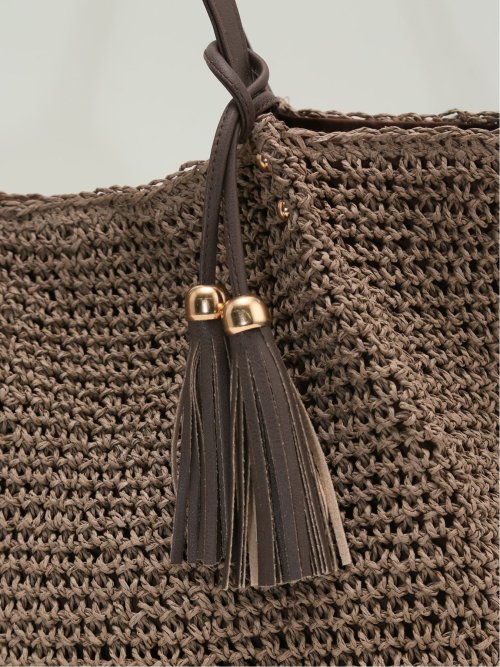 タッセル付き トート バッグ A4対応