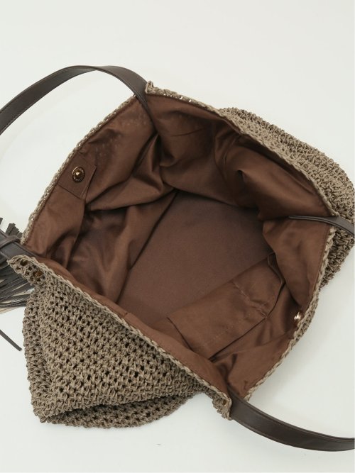 タッセル付き トート バッグ A4対応