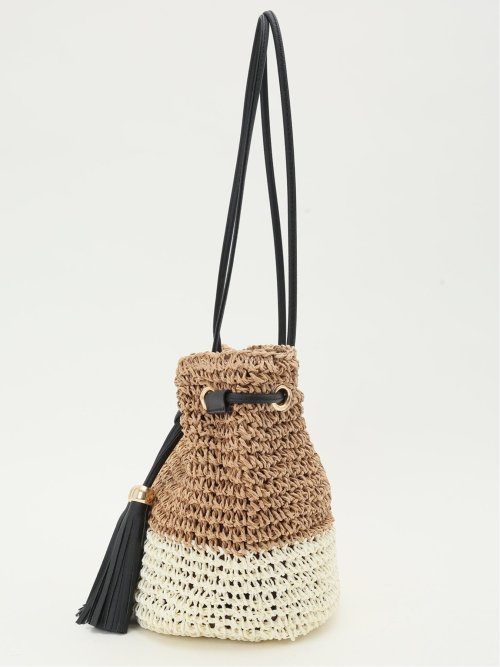 タッセル付 ショルダーバッグ